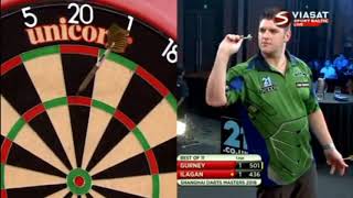 2018 Shanghai Darts Masters Round 1 Gurney vs Ilagan [upl. by Sabanrab]