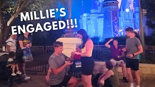 MILLIE GETS ENGAGED DISNEY PROPOSAL  The Radford Family [upl. by Lanod]