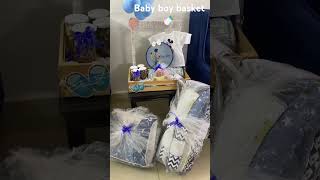 Budget friendly baby boy gift wrapping ideasbaby boy basket decoration ideas [upl. by Barsky]