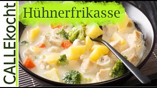 Hühnerfrikassee kochen und selber machen  Omas Rezept [upl. by Krysta]