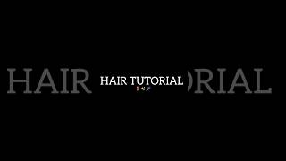 hair tutorial 🌷✨☄️hairdrawing hairdrawingtutorial shorts [upl. by Ramah]