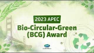 Winners of the 2023 APEC BioCircularGreen BCG Award [upl. by Karna854]