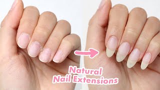 How to Create Natural Looking Nail Extensions [upl. by Vandervelde]