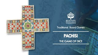 Pachisi The Game of Dice Indian Traditional Board Game [upl. by Limber]