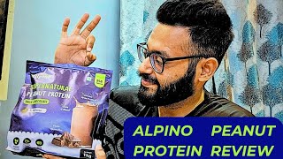 Alpino Supernatural Peanut Protein Powder Dark Chocolate Unboxing and Review [upl. by Sauncho]