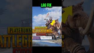 update 35 how to fix game lag ✅ pubgmobile ciaopubg bgmi [upl. by Lounge]