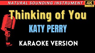 Thinking of You  Katy Perry HD Karaoke Version [upl. by Orose875]