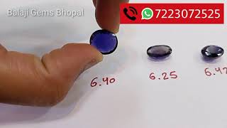 Certified Natural Iolite Gem Stone  Kaka Neeli Stone  Neeli Stone Ki Pehchan  Neelam Upratna [upl. by Parnas462]