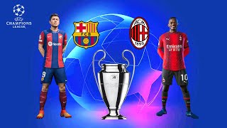 Barcelona vs AC Milan  Club Friendlies  Ft Messi Morata  Leão Lewandowski  Highlights [upl. by Cyndie]