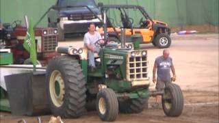 12500LB OUT OF FIELD FARM STOCK TRACTORS AT THE 2014 PREBLE COUNTY OHIO FAIR NIGHT 1 PULL JULY 29 [upl. by Treblah]