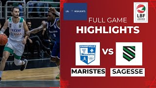 Maristes vs Sagesse Full Game Higlights 20232024 RETOUR [upl. by Yeleen]