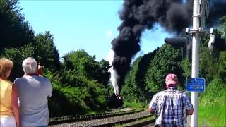 Historic Steam Locomotive No 765 Almost Stalls on The NS YTL [upl. by Emad740]