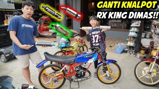 RX KING DIMAS COBA GANTI KNALPOT SLINCER ENAK MANA MENURUT KALIAN [upl. by Richardson443]