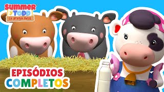 Summer amp Todd  Aprende todo sobre las VACAS 🐮🌱  20 Minutos de Aventuras Educativas [upl. by Drexler]