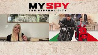 EXCLUSIVE Anna Faris Talks My Spy The Eternal City [upl. by Moon888]