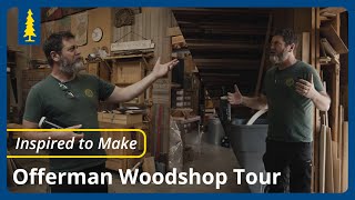 Inspired to Make  Offerman Woodshop Tour [upl. by Jackson558]