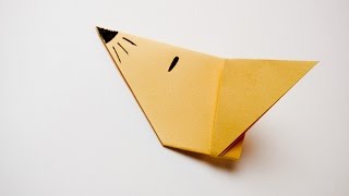 How to make an origami mouse [upl. by Mechelle]