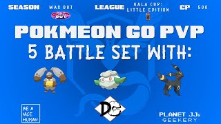 Pokémon GO PvP  Galar Cup Little Edition 5 Rounds Diggersby  Cottonee  Umbreon [upl. by Iroj]