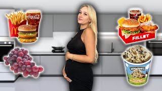 WHAT I EAT IN A DAY 5 months pregnant [upl. by Annoved96]