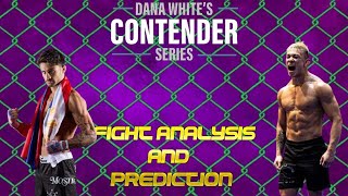 Contender Series Chasen Blair vs Kody Steele Fight Analysis amp Prediction Week 9 [upl. by Shaylynn]