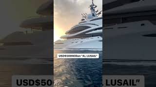 Emir Of Qatar’s 500M “AL LUSAIL” A masterpiece of luxury Yacht [upl. by Orazio]