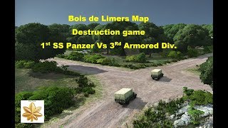 Steel Div Normandy 44  Bois de Limers Map Skirmish [upl. by Greg]