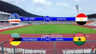 CAN 2024 EGYPTE VS CAP VERT  GHANA FACE MOZAMBIQUE CAN 2024 [upl. by Rodman]