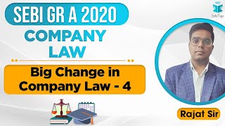 SEBI Grade A 2020  MCQ Series  Companies Law  Lecture 31 [upl. by Kussell]