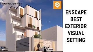 Enscape 356 Optimal Exterior Rendering Settings Tutorial [upl. by Allanson]