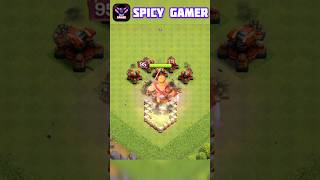 King vs Scattershot Clash of clan clashofclans supercell coc shorts [upl. by Ntsuj]