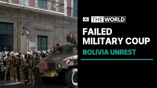 Top general arrested after attempted coup in Bolivia fails  The World [upl. by Pinebrook]