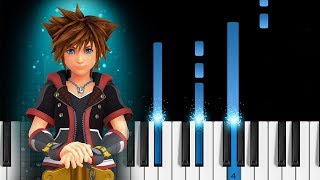 Kingdom Hearts  Dearly Beloved  Piano Tutorial [upl. by Norene]