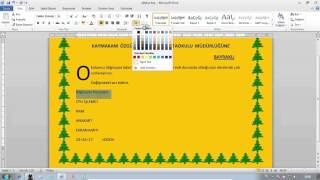 Word Programı ile dilekçe yazmaListe oluşturma [upl. by Esoj]