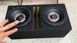 Dsp prva y 2 subwoofer rock series rksp12svc 500 rms al Mazda [upl. by Zeph]