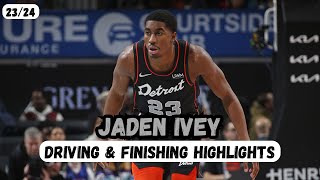 Jaden Ivey  Driving amp Finishing Highlights [upl. by Ziladnerb23]