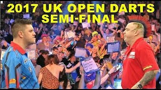 Gurney v Wright SF 2017 UK Open Darts [upl. by Nosreg]