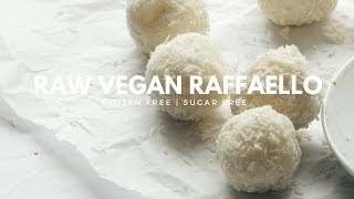 RAW VEGAN RAFFAELLO  Sugar free  Gluten free [upl. by Yht]