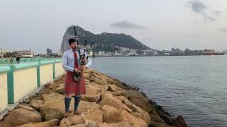 Bagpipe March  79th Farewell to Gibraltar  Rock of Gibraltar [upl. by Assirahs]