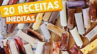 20 RECEITAS DE GELADINHO GOURMET  DINDIN GOURMET  CHUP CHUP  SACOLÉ  FLAU CREMOSO [upl. by Briana406]