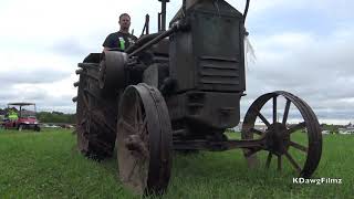 1928 Rumely Oil Pull Model W Tractor at the Almelund Threshing Show [upl. by Dyoll]