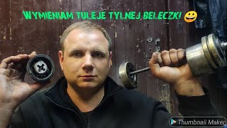 Wymiana tulei tylnej belki bez zdejmowania belki [upl. by Leinaj803]