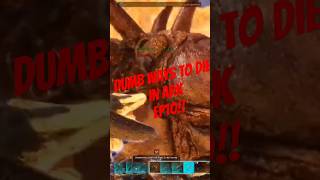 DUMB WAYS TO DIE IN ARK EP 10  WATCH FOR DEATHWORMS arksurvivalascended ark dinosaur [upl. by Nylirehc176]