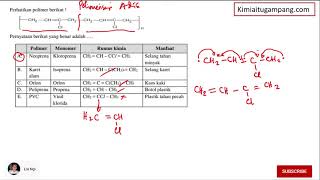 KUPAS TUNTAS SOAL POLIMER Part 1 [upl. by Ynohtnacram]