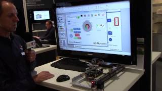 Microsemi demonstrates their latest SmartFusion2based motorcontrol solution [upl. by Mellette]