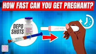 How fast can you get pregnant after depo shot [upl. by Dugaid]