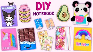 12 DIY NOTEBOOK IDEAS  Handmade Notebooks and Notebook Cover Ideas [upl. by Eulalia605]