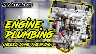 DIY Turbo Oil Feed amp Drain Install Fiesta​ ST150​ Turbo​ [upl. by Nrubua]