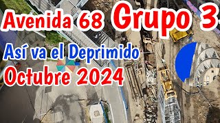 Deprimido BRT Avenida 68 con Américas Grupo 3 Troncal Transmilenio [upl. by Cutlor]