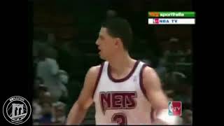 Remembering Drazen Petrovic Careerhigh 44 points against Hakeem Olajuwon amp the Houston Rockets [upl. by Artied]