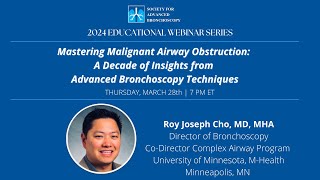 Mastering Malignant Airway Obstruction A Decade of Insights from Advanced Bronchoscopy Techniques [upl. by Einahpehs]